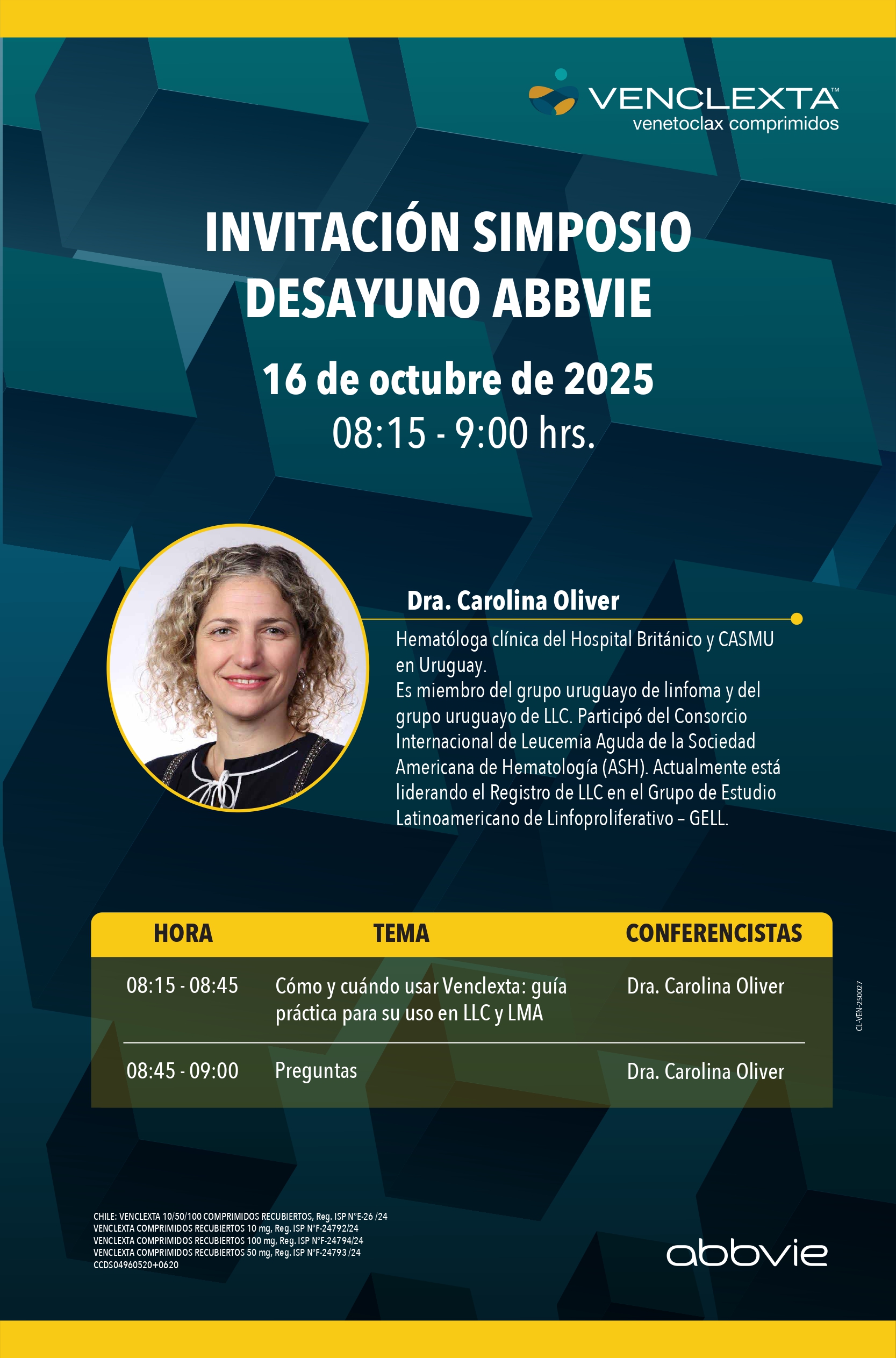 INVITACIÓN SIMPOSIO DESAYUNO ABBVIE